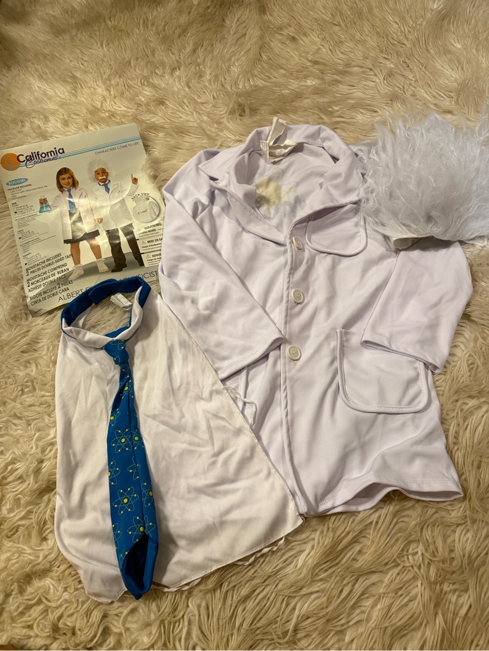 Boys Albert Einstein costume (D14)